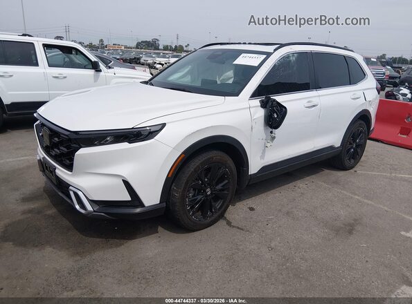 7FARS6H93PE024963 2023 HONDA CR-V HYBRID White Przód lewy