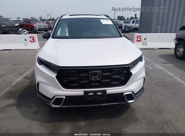 7FARS6H93PE024963 2023 HONDA CR-V HYBRID White Widok zestawu wskaźników