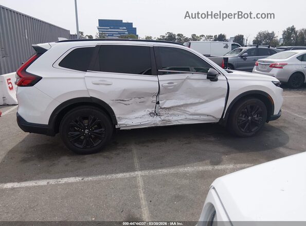 7FARS6H93PE024963 2023 HONDA CR-V HYBRID White Widok wnętrza z tyłu
