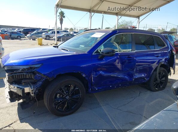 7FARS6H98PE023288 2023 HONDA CR-V HYBRID Blue Панорамний вид салону 360°