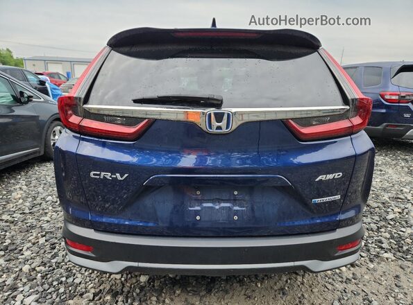 7FART6H53ME000992 2021 HONDA CR-V Blue Rear view