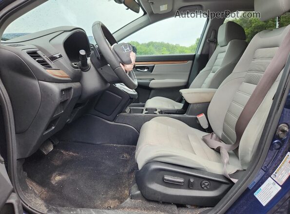 7FART6H53ME000992 2021 HONDA CR-V Blue Front interior view