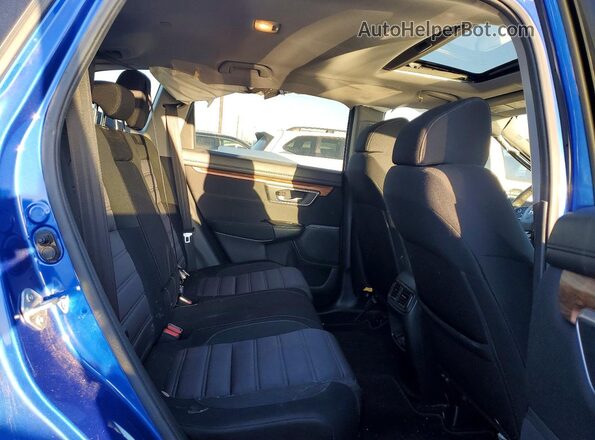 7FARW1H51ME012827 2021 HONDA CR-V Blue Widok wnętrza z tyłu