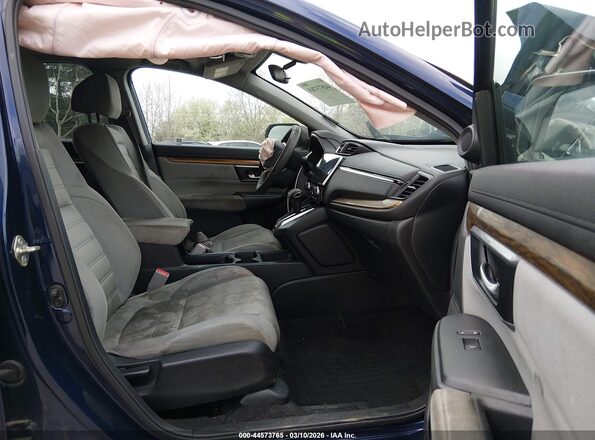 7FARW1H55HE019799 2017 HONDA CR-V Blue Widok wnętrza z przodu