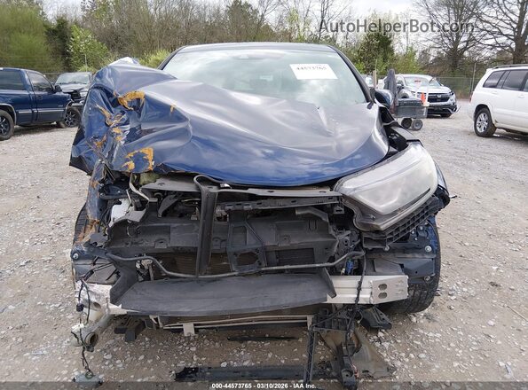 7FARW1H55HE019799 2017 HONDA CR-V Blue Widok zestawu wskaźników