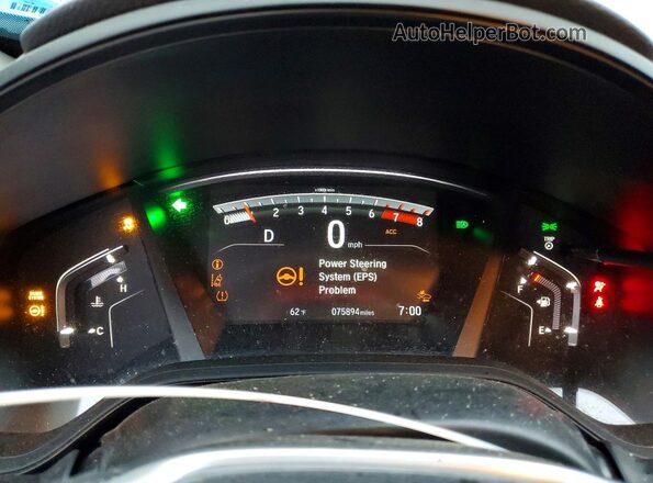 7FARW1H71ME021867 2021 HONDA CR-V Black Вид щитка приладів