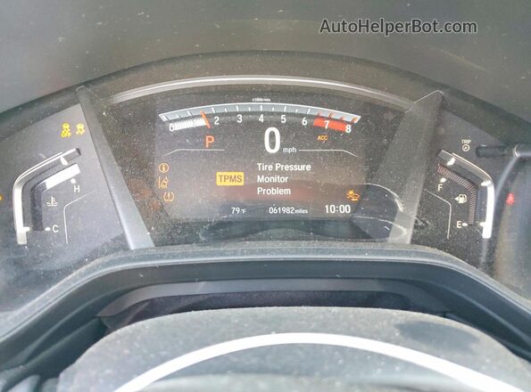 7FARW1H72ME015690 2021 HONDA CR-V Blue Вид щитка приладів