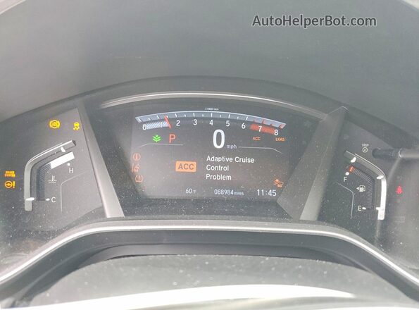 7FARW1H92ME006635 2021 HONDA CR-V Gray Вид щитка приладів