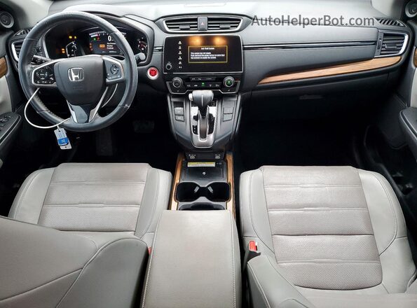 7FARW1H92ME006635 2021 HONDA CR-V Gray Вид панелі приладів