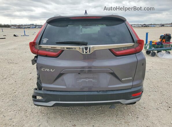 7FARW1H92ME006635 2021 HONDA CR-V Gray Вид ззаду