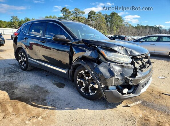 7FARW1H96JE036023 2018 HONDA CR-V Black Передня права чверть