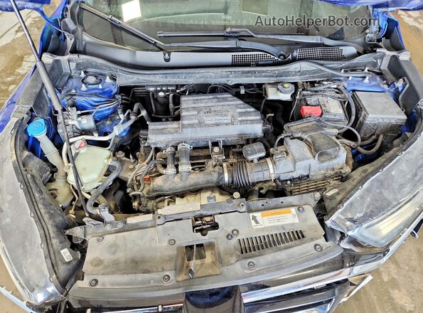 7FARW1H97LE000814 2020 HONDA CR-V Blue Widok wnętrza z tyłu