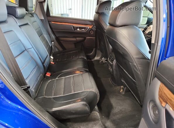 7FARW1H97LE000814 2020 HONDA CR-V Blue Widok tylnych siedzeń