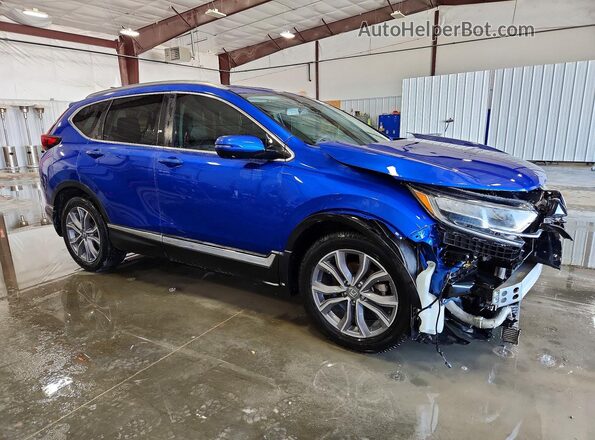 7FARW1H97LE000814 2020 HONDA CR-V Blue Przód prawy