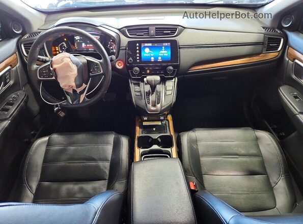 7FARW1H97LE000814 2020 HONDA CR-V Blue Widok deski rozdzielczej