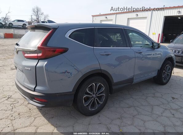 7FARW2H50NE017654 2022 HONDA CR-V Light Blue Rear right