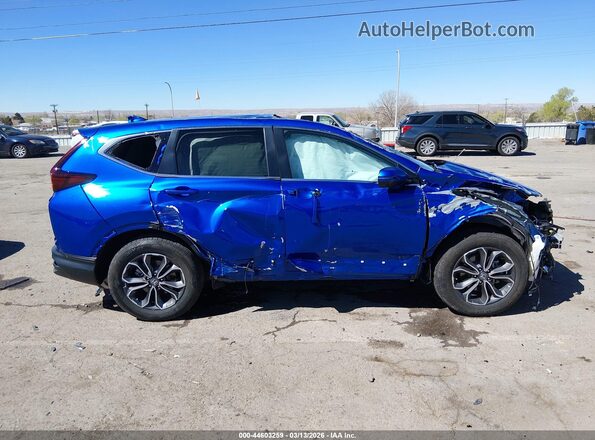 7FARW2H57LE012139 2020 HONDA CR-V Blue Widok wnętrza z tyłu