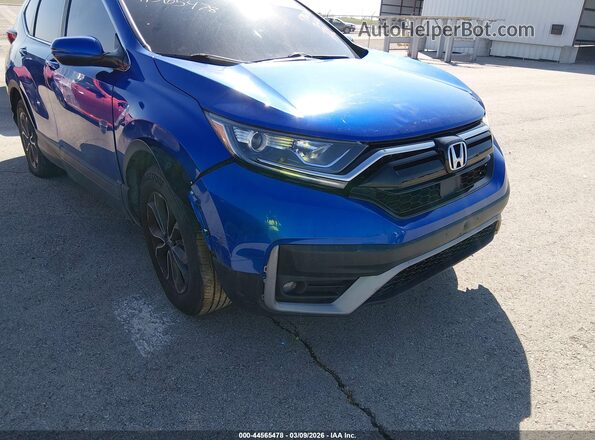 7FARW2H86ME015402 2021 HONDA CR-V Blue Front view