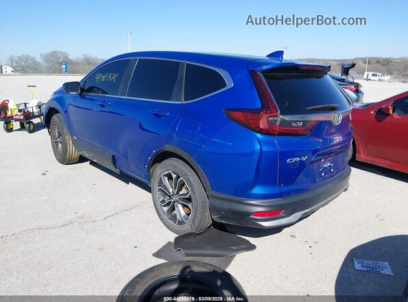 7FARW2H86ME015402 2021 HONDA CR-V Blue Rear left