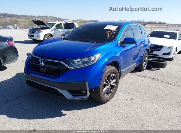 7FARW2H86ME015402 2021 HONDA CR-V Blue Front left