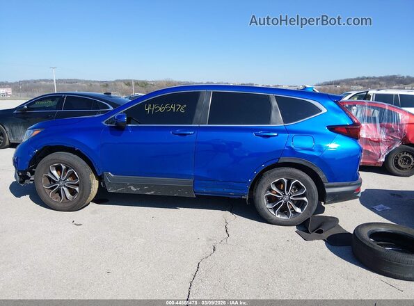 7FARW2H86ME015402 2021 HONDA CR-V Blue 360 interior view
