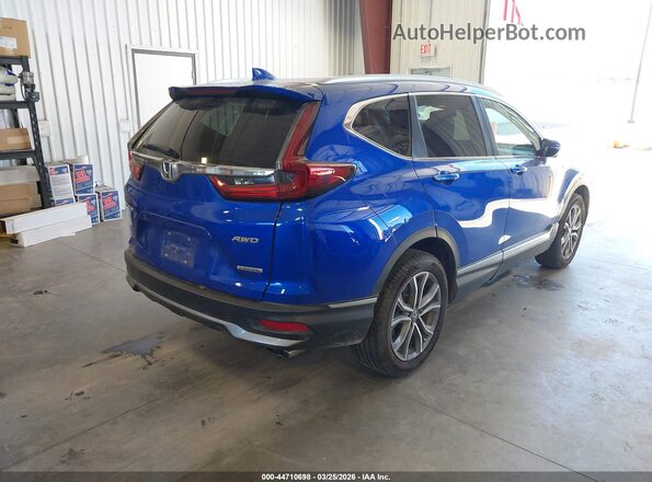 7FARW2H99NE001181 2022 HONDA CR-V Синий Задняя правая четверть