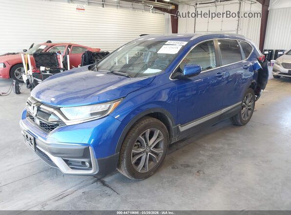 7FARW2H99NE001181 2022 HONDA CR-V Синий Передняя левая четверть