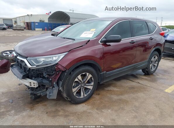 7FARW5H36HE003276 2017 HONDA CR-V Maroon Przód lewy