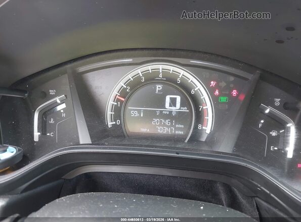 7FARW5H3XHE007170 2017 HONDA CR-V Silver Հետևի նստատեղերի տեսք