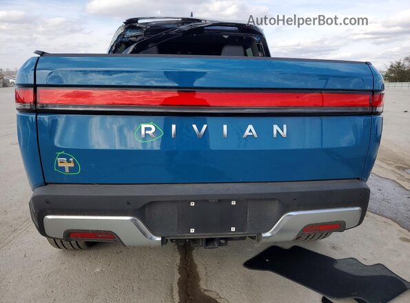 7FCTGAAA1PN018200 2023 RIVIAN R1T Blue უკანა ხედი