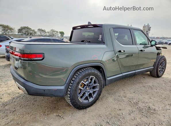 7FCTGAAL9NN000297 2022 RIVIAN R1T Green უკანა მარჯვენა