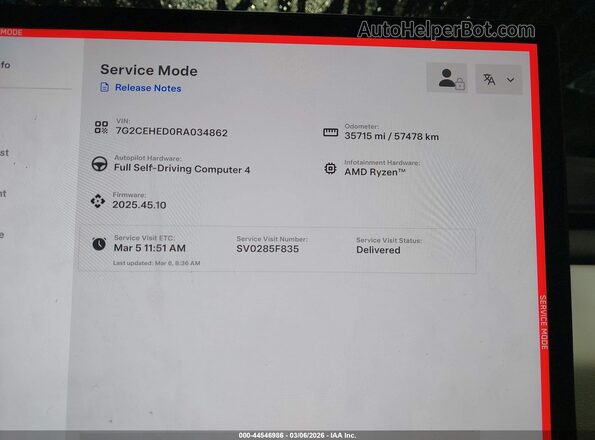 7G2CEHED0RA034862 2024 TESLA CYBERTRUCK Tan Vista de los asientos traseros