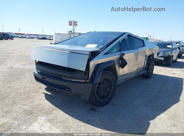 7G2CEHED5RA002165 2024 TESLA CYBERTRUCK Серый Вид задней части салона