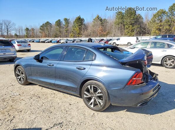 7JR102TM0MG109684 2021 VOLVO S60 Синий Задняя левая четверть