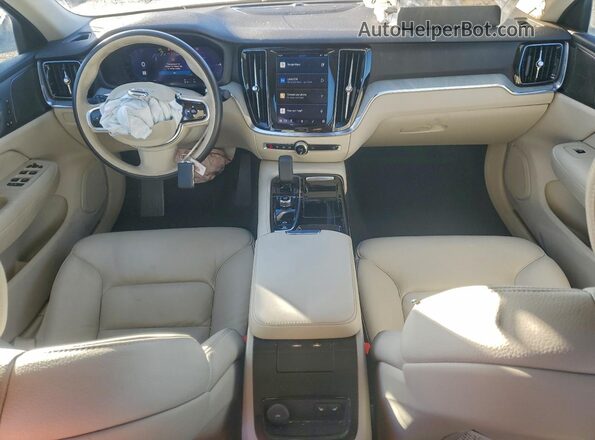 7JRH60FL4RG313495 2024 VOLVO S60 White Առջևի վահանակի տեսք