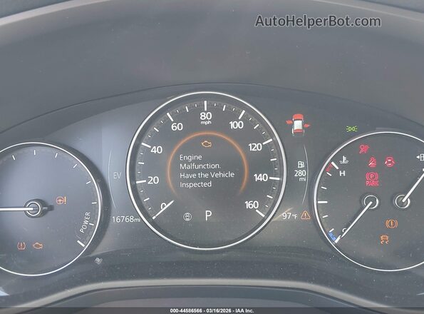 7MMVAAEW0SN109828 2025 MAZDA CX-50 HYBRID Gray Вид щитка приладів