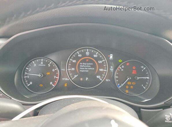 7MMVABEM7SN353108 2025 MAZDA CX-5 White Instrument cluster view