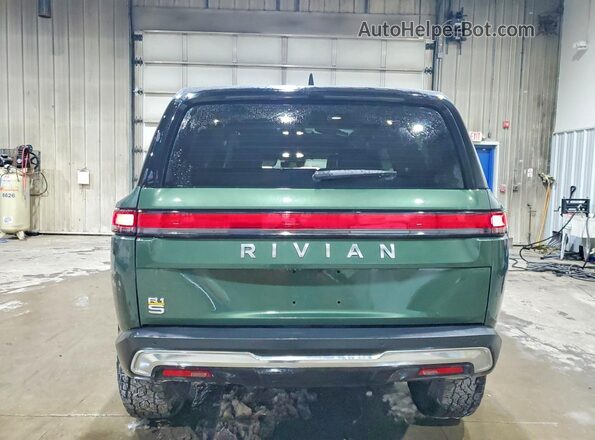 7PDSGABA2PN013578 2023 RIVIAN R1S Green Widok z tyłu