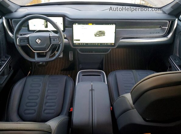 7PDSGABA2RN035910 2024 RIVIAN R1S Black წინა პანელის ხედი
