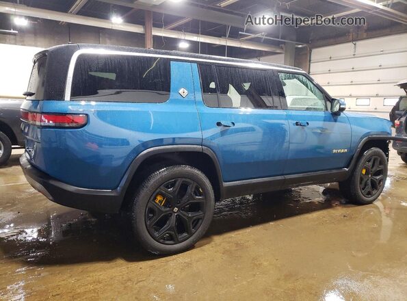 7PDSGABA8PN009731 2023 RIVIAN R1S Blue Trasero derecho