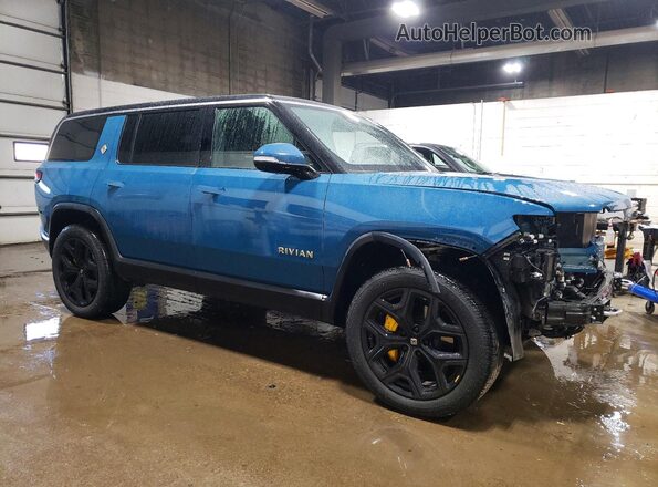 7PDSGABA8PN009731 2023 RIVIAN R1S Blue Delantero derecho