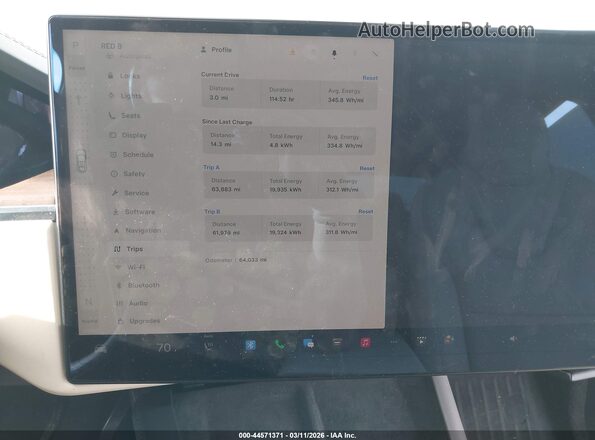 7SAXCAE52PF426643 2023 TESLA MODEL X Бордовый Вид задних сидений