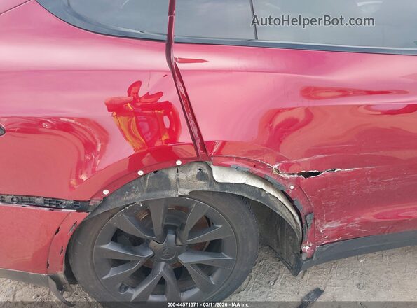 7SAXCAE52PF426643 2023 TESLA MODEL X Бордовый Вид спереди