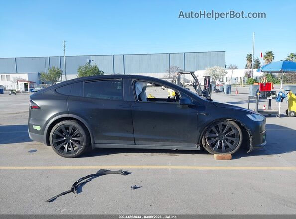 7SAXCAE55NF350168 2022 TESLA MODEL X Black Սալոնի հետևի տեսք