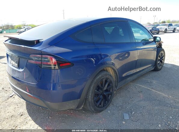 7SAXCBE52PF397733 2023 TESLA MODEL X Blue Trasero derecho