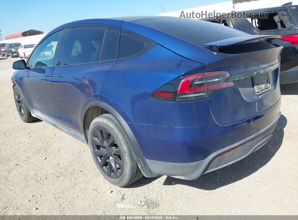 7SAXCBE52PF397733 2023 TESLA MODEL X Blue Trasero izquierdo