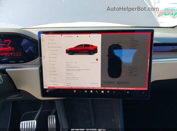 7SAXCBE52PF397733 2023 TESLA MODEL X Blue 