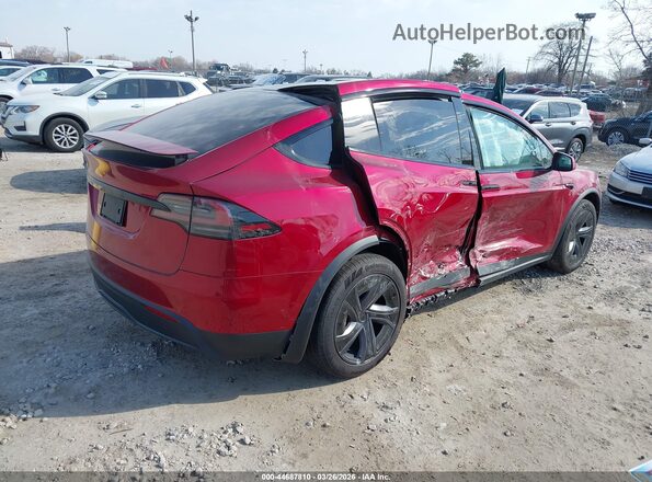 7SAXCBE53TF473535 2026 TESLA MODEL X Red Tył prawy