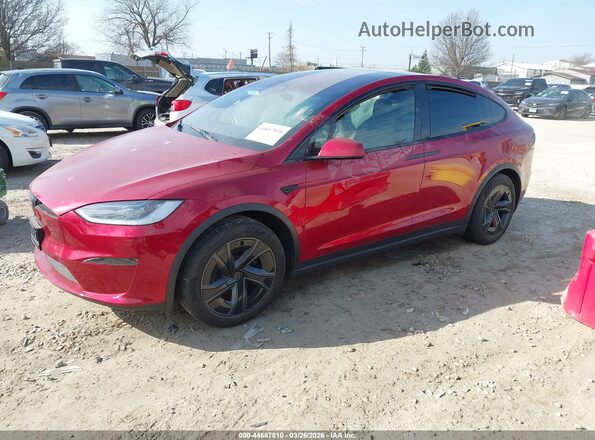 7SAXCBE53TF473535 2026 TESLA MODEL X Red Przód lewy