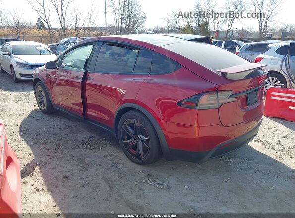 7SAXCBE53TF473535 2026 TESLA MODEL X Red Tył lewy